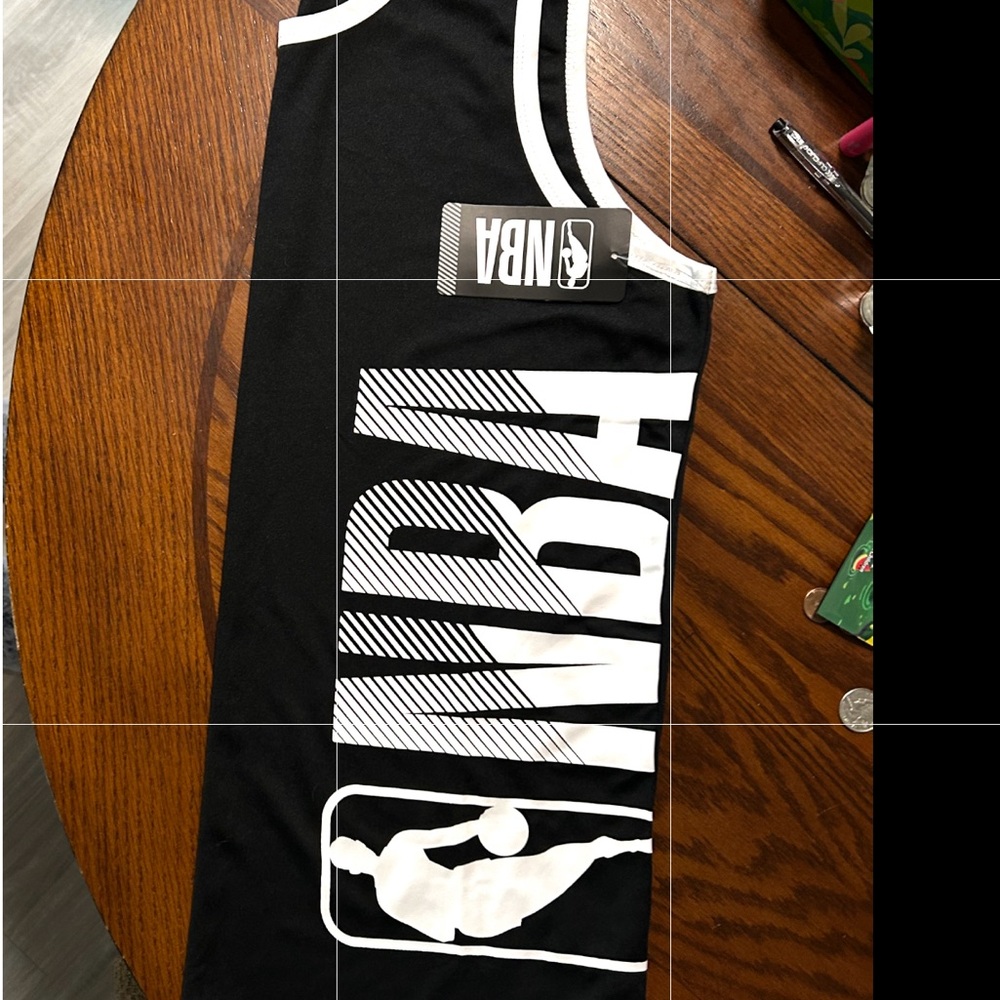 NBA Black and White Tank Top